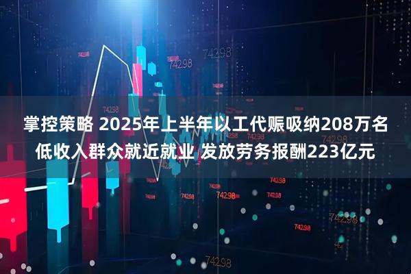 掌控策略 2025年上半年以工代赈吸纳208万名低收入群众就近就业 发放劳务报酬223亿元