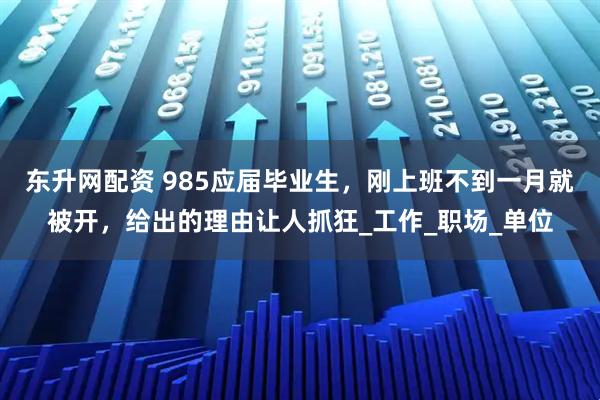 东升网配资 985应届毕业生，刚上班不到一月就被开，给出的理由让人抓狂_工作_职场_单位